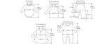 Girls Sweatshirt Cartoon Rabbit Hooded Coats