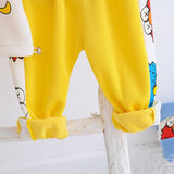 Baby Boys Girls Casual Suit Cartoon Tops+Bottoms 2pcs/sets