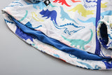 Kids Boy Autumn Winter Dinosaur Jacket Windbreaker Coat
