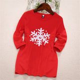 Family Matching Mother Daughter Fashion Parent-Child Christmas Dresses