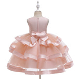 Toddler Baby Girl Princess Party Wedding Elegant Pageant Flower Dress - honeylives