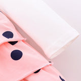 Baby Girls Autumn Dot Pattern Pageant Flower Sundress 0-4Years