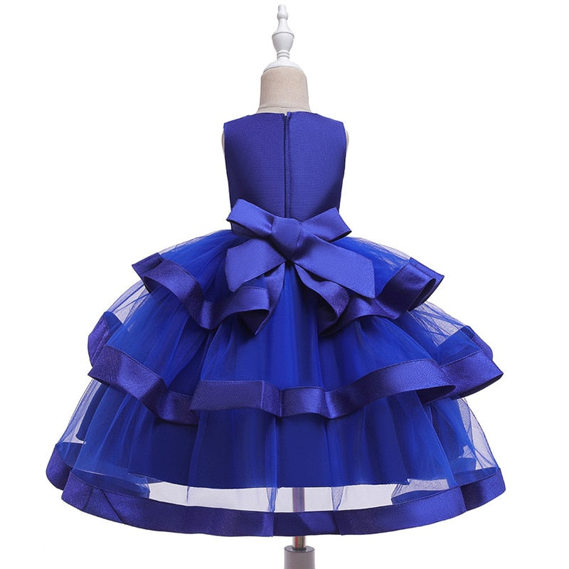 Toddler Baby Girl Princess Party Wedding Elegant Pageant Flower Dress - honeylives
