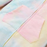 Baby Rompers Cute Infant Tie Dye Print Hooded Romper Jumpsuits One-Pieces 0-18M