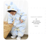 Winter Baby Newborn Climbing Thickened Romper