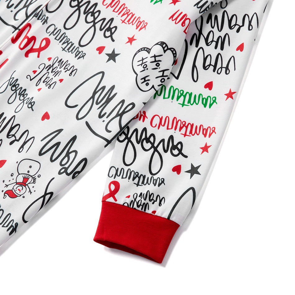 Family Matching Christmas Pajamas Mother Daughter Kid Sleepwear
