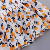 Infant Baby Girls Hollow Flowers Print Top Casual Short Pants 2Pcs - honeylives