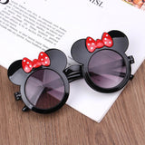 Kid Baby Clamshell Shaped Sunglasses Cartoon Bowknot Anti-UV Eyeglasses