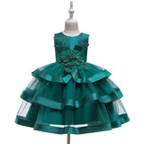 Toddler Baby Girl Princess Party Wedding Elegant Pageant Flower Dress - honeylives