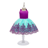 Baby Girl Princess Baptism Dress Big Bow Open Back Costume 9M-6T - honeylives