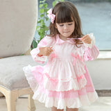 Girls Alice Princess Lotia Spain Boutique Princess Cotton Dresses