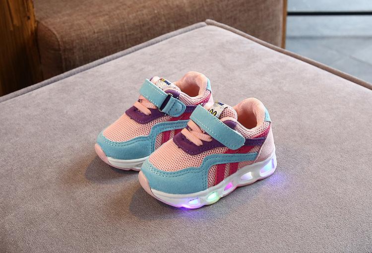 Boys Girls Luminous Sole Glowing Sneakers Shoes