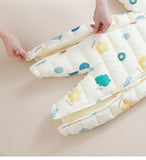 Newborn Infant Jumpsuit Warm Flannel Rompers Printed Hooded Outerwear