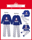 Family Christmas Pajamas Matching Adult Women Kids Sleepwear
