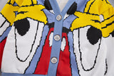 Kids Boy Girl Autumn Baby Coat Cardigan Striped Solid Print Casual Outerwear