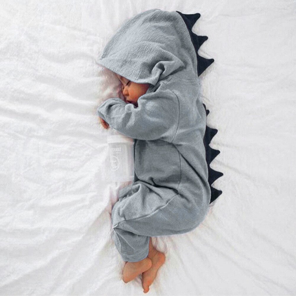 Infant Baby Boy Girl Romper Hooded Romper Jumpsuit Cute Outfits - honeylives
