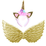 Girls Unicorn Dress Gown Cosplay  Birthday Party Fantasy Princess Dresses - honeylives