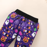 0-18M Babies Halloween Pattern Long Sleeve 3 Pcs Sets