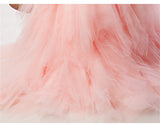 Kid Girl Wedding Bridemaid Mermaid Pink Tutu Sequin Elegant Dresses