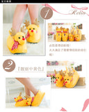 Fashion Unisex Plush Cotton Winter Slippers Winter Warm Christmas Shoes