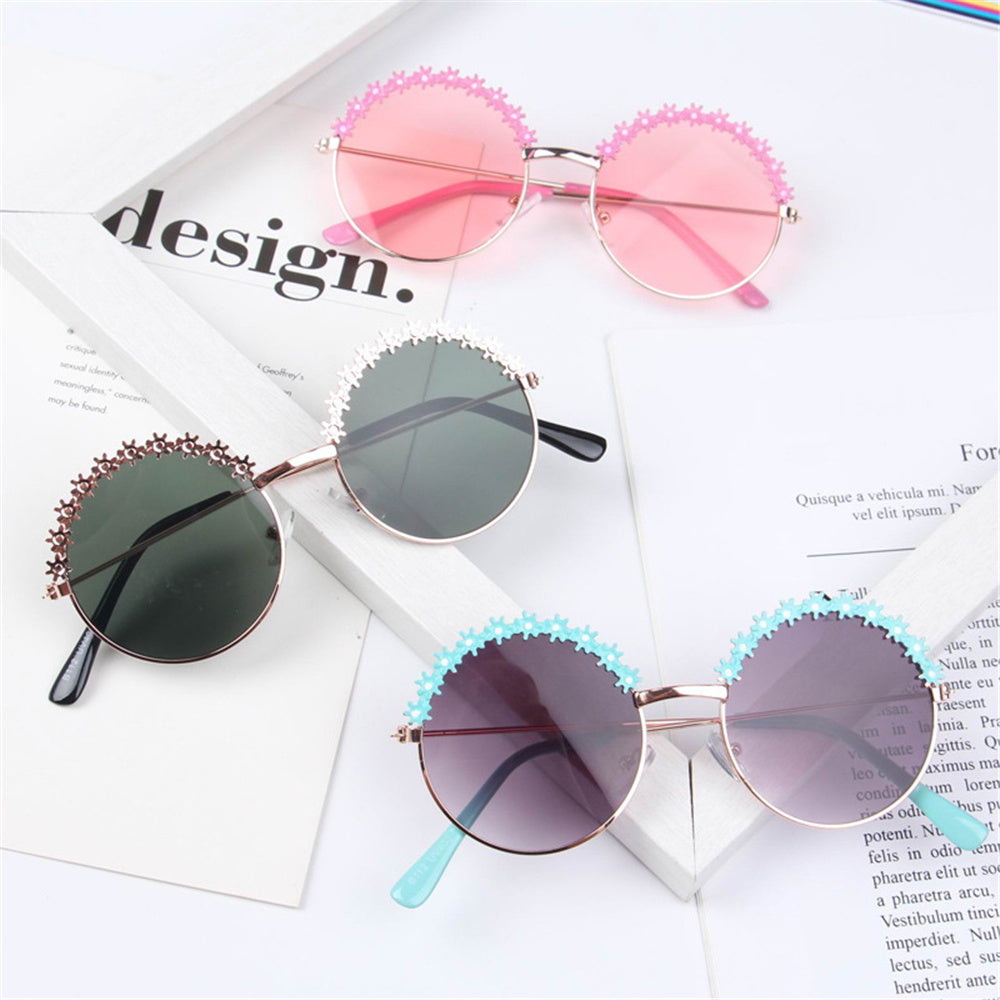 Kids Sunglasses Polarized Metal Frame UV400 Summer Beach Eyeglasses