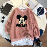 Lamb Sweater Kid Girl Loose Cartoon Print Tops