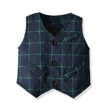 Kids Boys Formal Suits Gentleman Outfits 3Pcs Set