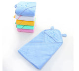 Kids Cotton Towel Hooded Towel Blanket Bath Poncho Spa Bathrobe - honeylives