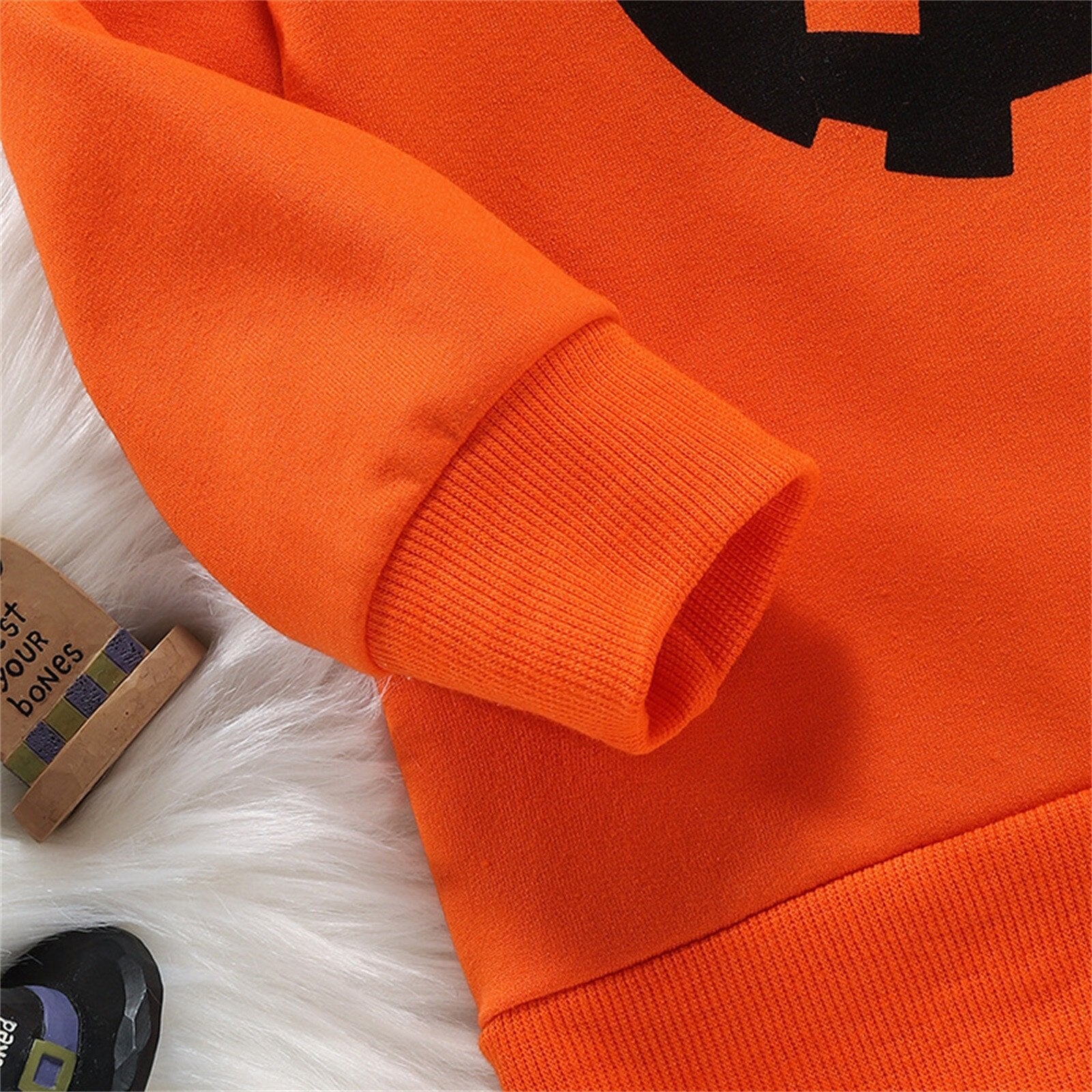 1-6T Halloween Cartoon Print Kids Baby Boys Autumn Winter Sweatshirts