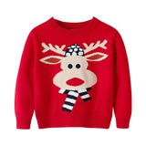 Kid Baby Boy Sweater Autumn/winter Cartoon Double Bottoming 2-6 Years