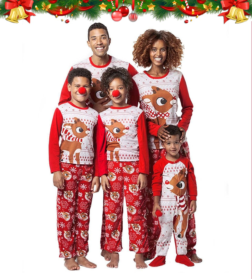 Family Matching Christmas Pajamas Matching Baby Sleepwear