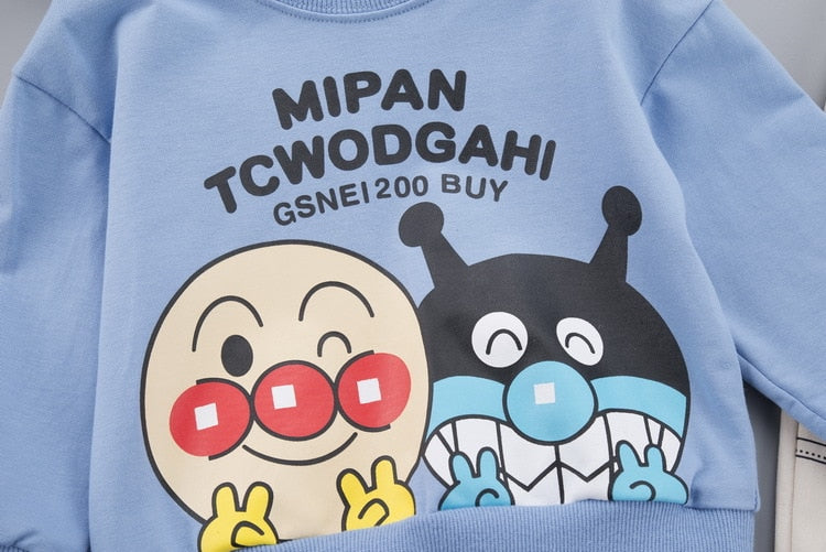 Baby Boy Girl Printed Casual O-neck Outfits 2 Pcs 1-4 Years