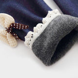 Kids Girl Trousers Pants Thick Warm Winter Spring Jean Leggings