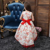 Kid Girl Princess Trailing Stage Catwalk Performance Dresses