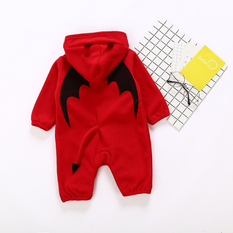 0-18M Infant Baby Halloween Long Sleeve Little Pumpkin Festival Rompers