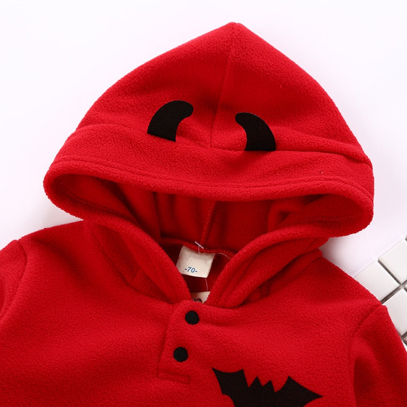 0-18M Infant Baby Halloween Long Sleeve Little Pumpkin Festival Rompers