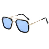 Kid Baby Iron Glasses Tony Stark Fashion Shaded Sunglasses
