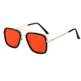 Kid Baby Iron Glasses Tony Stark Fashion Shaded Sunglasses