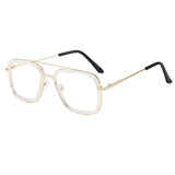 Kid Baby Iron Glasses Tony Stark Fashion Shaded Sunglasses