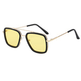 Kid Baby Iron Glasses Tony Stark Fashion Shaded Sunglasses