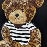 Family Matching Bear Embroidery Sweatshirt Pullover