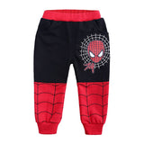 Kid Baby Boys Cartoon Spiderman Long Sleeve Hooded 3 Pcs Sets