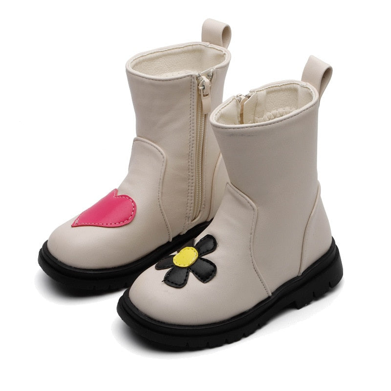 Kids Knee High Boots Autumn Winter Princess Fashion Shoes
