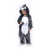 Cartoon Animals Pajama Boys Girls Flannel Soft Halloween Sleepwear