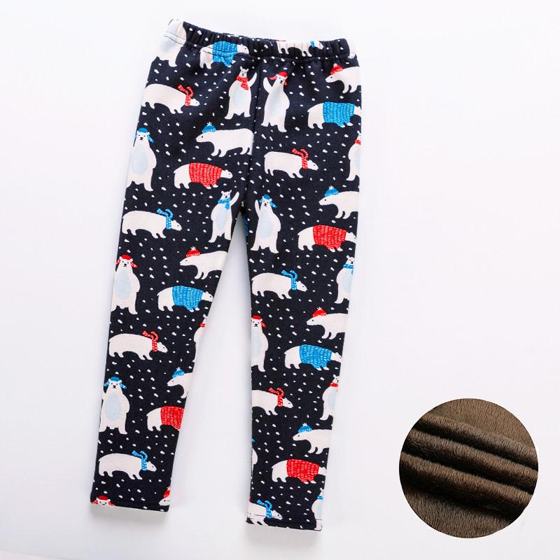 Kids  Girls Thicken Leggings Autumn Winter Trousers Pants