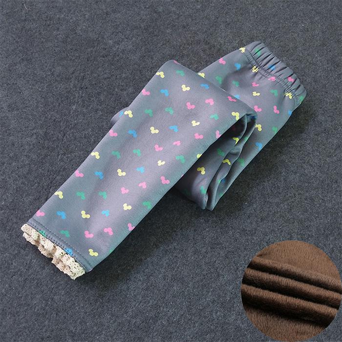 Kids  Girls Thicken Leggings Autumn Winter Trousers Pants