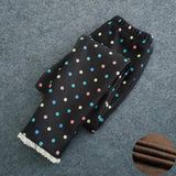 Kids  Girls Thicken Leggings Autumn Winter Trousers Pants