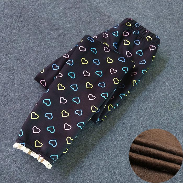 Kids  Girls Thicken Leggings Autumn Winter Trousers Pants