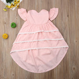 Baby Girl Ruffle Princess Party Pageant Flower Dresses