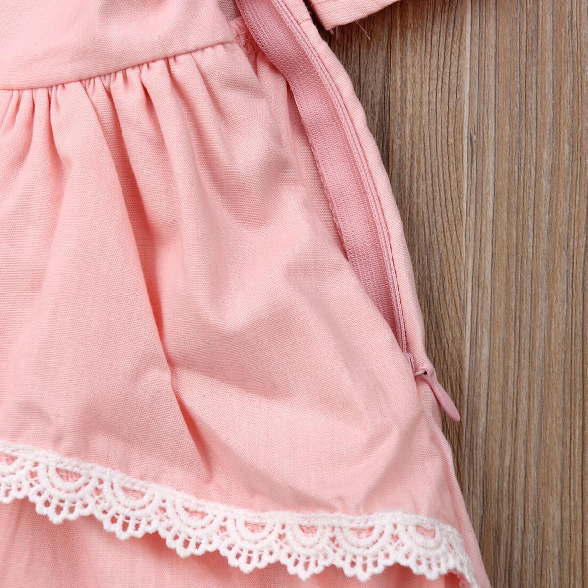 Baby Girl Ruffle Princess Party Pageant Flower Dresses